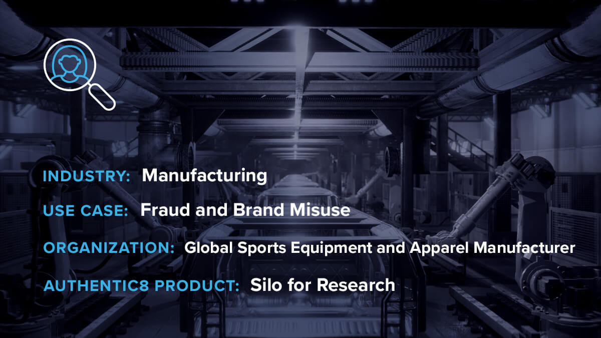 Image: manufacturing, text: manufacturing, fraud and brand misuse, global sports equipment manufacturing, Silo for Research