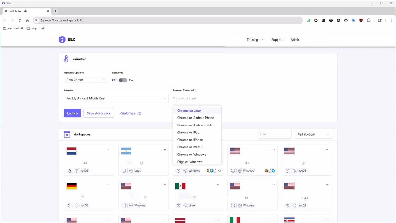 managed attribution in silo workspace
